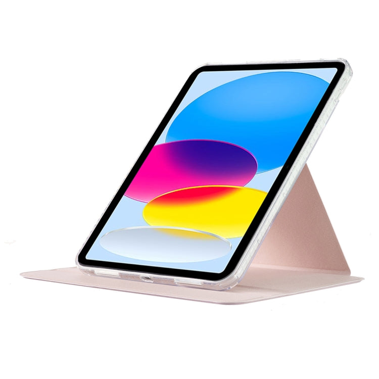 For iPad 10th Gen 10.9 2022 Magnetic Split Leather Smart Tablet Case(Pink)