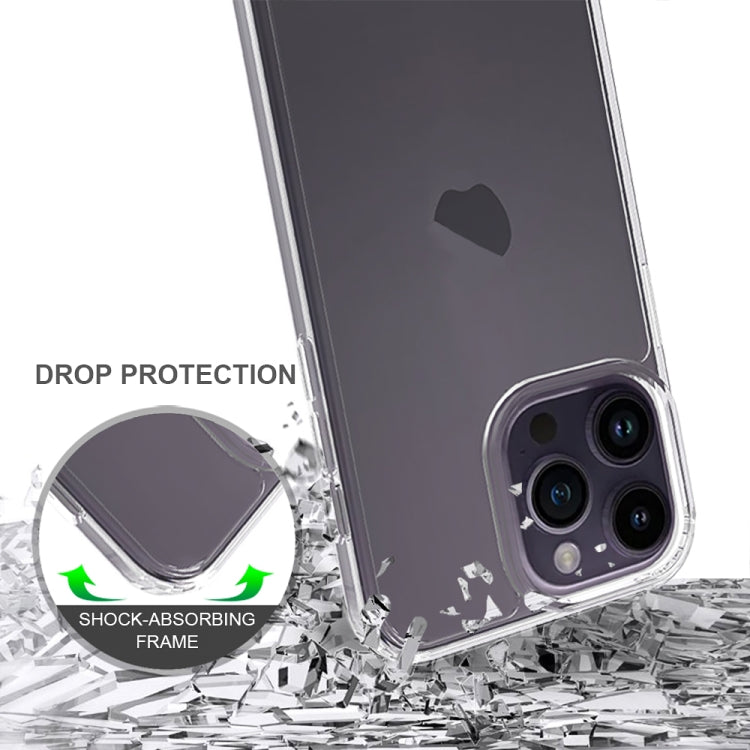 For iPhone 15 Pro Max Scratchproof Acrylic TPU Phone Case(Transparent)