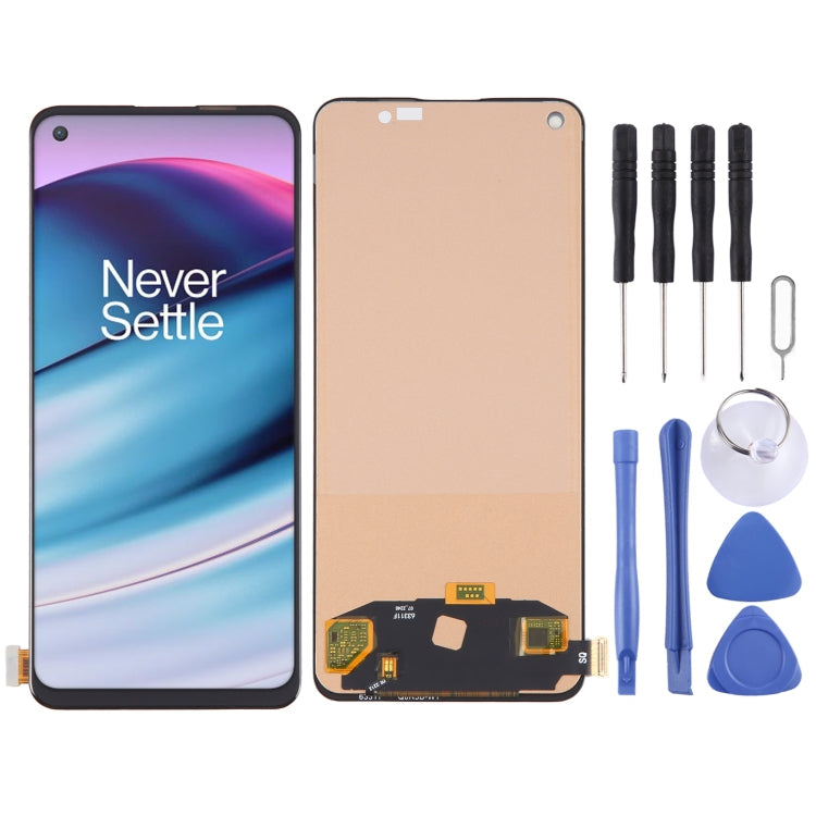 For OnePlus Nord CE 5G EB2101 EB2103 TFT LCD Screen For with Digitizer Full Assembly, Not Supporting Fingerprint Identification(Black)