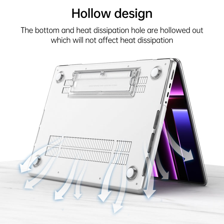 For Macbook Pro 13 A2289/A2251/A2338 Frosted Translucent Laptop Protective Case(Black)
