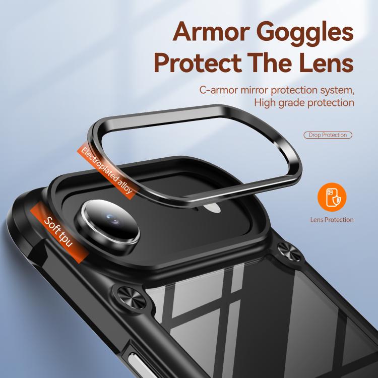 TPU + PC Lens Protection Phone Case, For iPhone Air, For iPhone 16 Pro Max, For iPhone 16 Pro, For iPhone 16 Plus