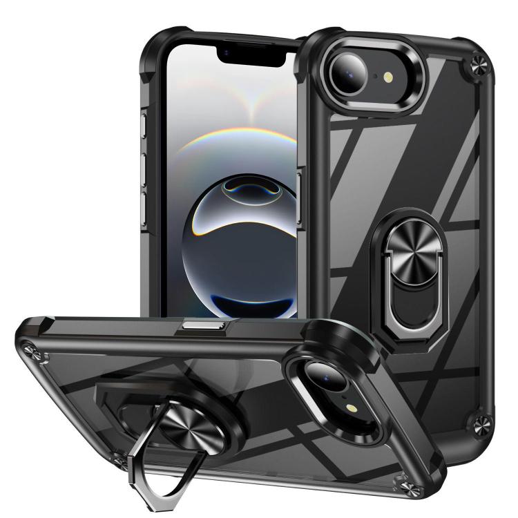 TPU + PC Lens Protection Phone Case with Ring Holder, For iPhone 17e / 16e, For iPhone 17 Pro Max, For iPhone 17, For iPhone Air