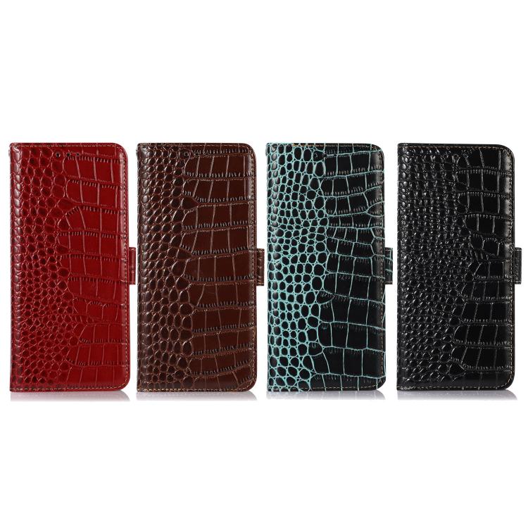 Crocodile Top Layer Cowhide Leather Phone Case, For iPhone 16e / 17e, For iPhone 17 Pro Max, For iPhone 17 Pro, For iPhone 17, For iPhone Air, For iPhone 16 Pro Max