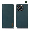 KHAZNEH Nappa Top Layer Cowhide Leather Phone Case, For iPhone 16 Pro, For iPhone 16 Plus, For iPhone 16, For iPhone 15 Pro Max, For iPhone 15 Pro, For iPhone 15 Plus