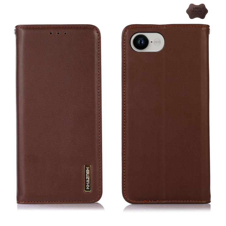 KHAZNEH Nappa Top Layer Cowhide Leather Phone Case, For iPhone 17 Pro Max, For iPhone 16e / 17e, For iPhone 17 Pro, For iPhone 17, For iPhone Air, For iPhone 16e, For iPhone 16 Pro Max