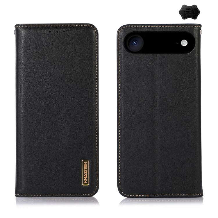 KHAZNEH Nappa Top Layer Cowhide Leather Phone Case, For iPhone 17 Pro Max, For iPhone 16e / 17e, For iPhone 17 Pro, For iPhone 17, For iPhone Air, For iPhone 16e, For iPhone 16 Pro Max