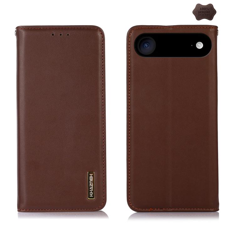 KHAZNEH Nappa Top Layer Cowhide Leather Phone Case, For iPhone 17 Pro Max, For iPhone 16e / 17e, For iPhone 17 Pro, For iPhone 17, For iPhone Air, For iPhone 16e, For iPhone 16 Pro Max
