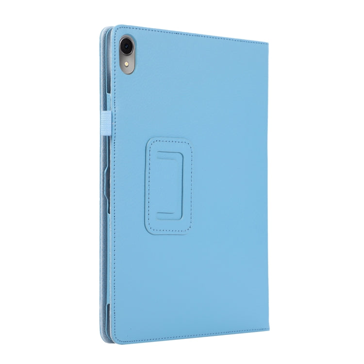 For Huawei MatePad Air 11.5 inch Litchi Texture Leather Tablet Case with Holder(Sky Blue)
