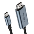 Yesido HM10 USB-C / Type-C to HDMI HD Adapter Cable, Length:2m
