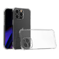 For iPhone 15 Pro Max Four-Corner Shockproof Clear TPU Phone Case(Transparent)
