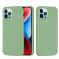 For iPhone 15 Pro Max Solid Color Silicone Phone Case(Mint Green)