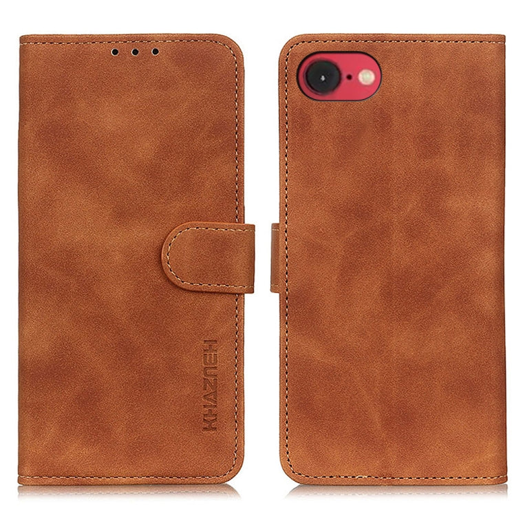 KHAZNEH Retro Texture Leather Phone Case, For iPhone 18 Pro / 17 Pro, For iPhone 18 Pro Max/17 Pro Max, For iPhone 16e / 17e, For iPhone 17, For iPhone Air, For iPhone 16 Pro Max