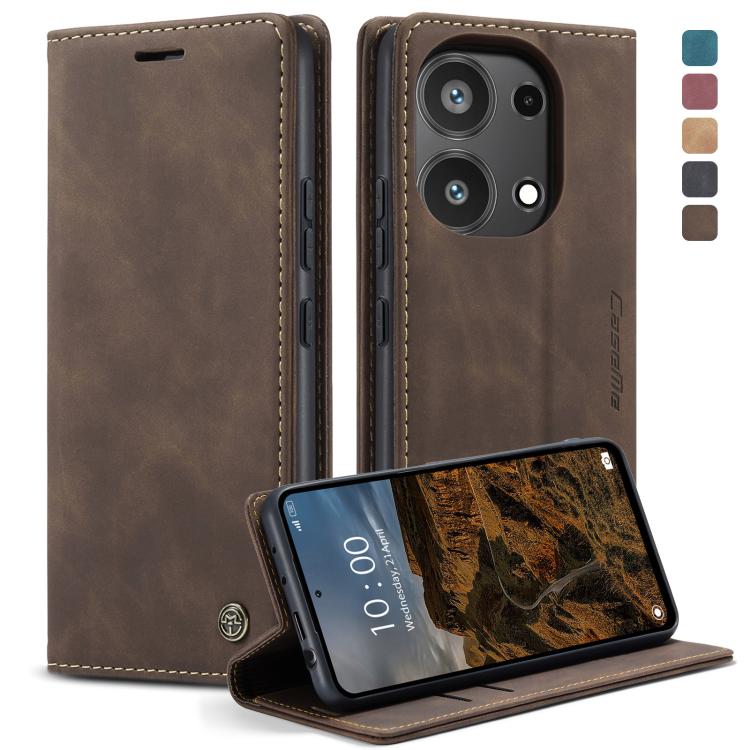 CaseMe 013 Multifunctional Horizontal Flip Leather Phone Case, For Xiaomi Redmi Note 13 Pro 4G, For Xiaomi Redmi Note 13 4G, For Xiaomi Redmi 13C 4G Global / 13C 5G, For Xiaomi Poco X6 Pro, For Xiaomi Redmi K70E 5G