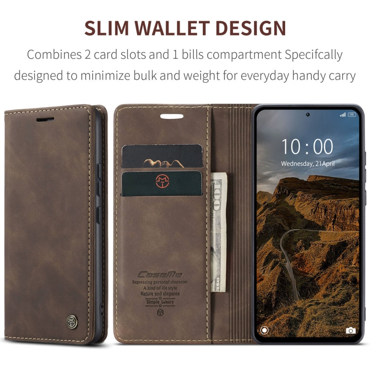 CaseMe 013 Multifunctional Horizontal Flip Leather Phone Case, For Xiaomi Redmi Note 13 Pro 4G, For Xiaomi Redmi Note 13 4G, For Xiaomi Redmi 13C 4G Global / 13C 5G, For Xiaomi Poco X6 Pro, For Xiaomi Redmi K70E 5G