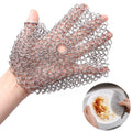 Stainless Steel Round Iron Cleaner Pot Brush Scrubber Home Cookware Kitchen Cleaning Tool, Size:6 x 6 inch