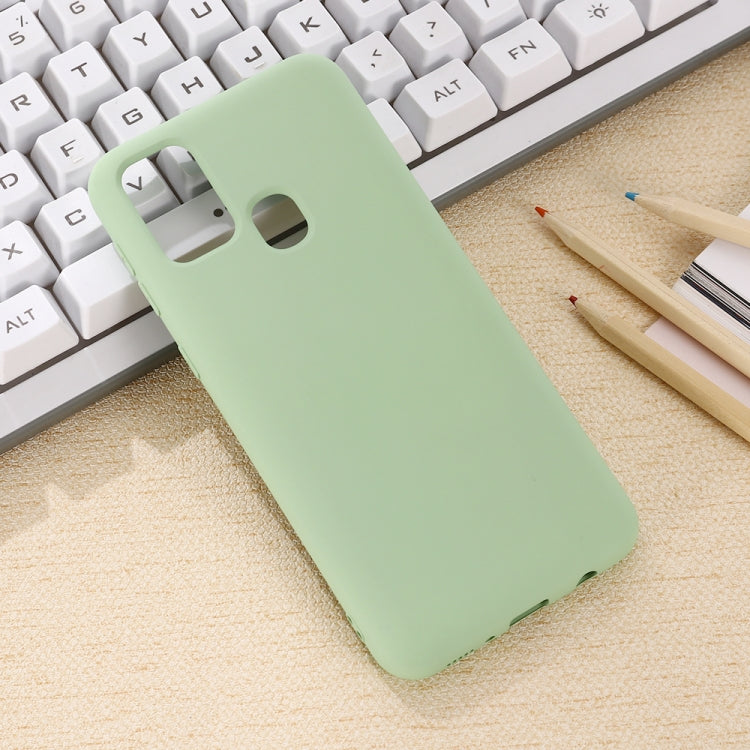 Pure Color Liquid Silicone Shockproof Full Coverage Case, For Samsung Galaxy A21s