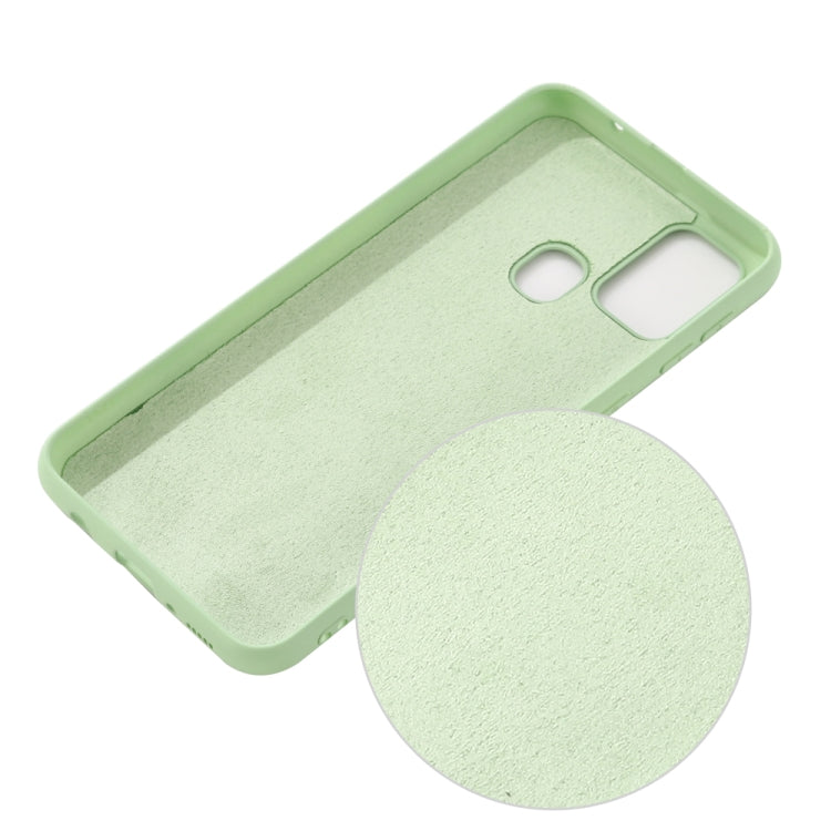 Pure Color Liquid Silicone Shockproof Full Coverage Case, For Samsung Galaxy A21s