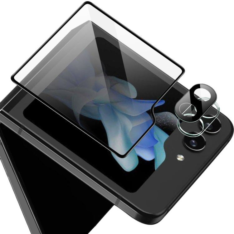 For Samsung Galaxy Z Flip5 5G imak High Definition Integrated Glass Lens Film  Glass Rear Screen Sticker Black Version