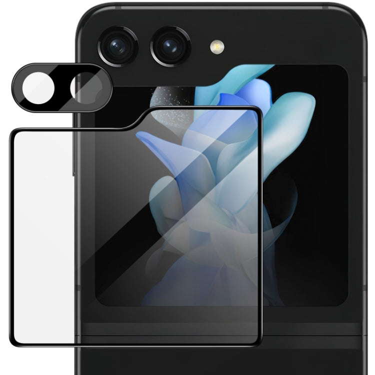 For Samsung Galaxy Z Flip5 5G imak High Definition Integrated Glass Lens Film  Glass Rear Screen Sticker Black Version