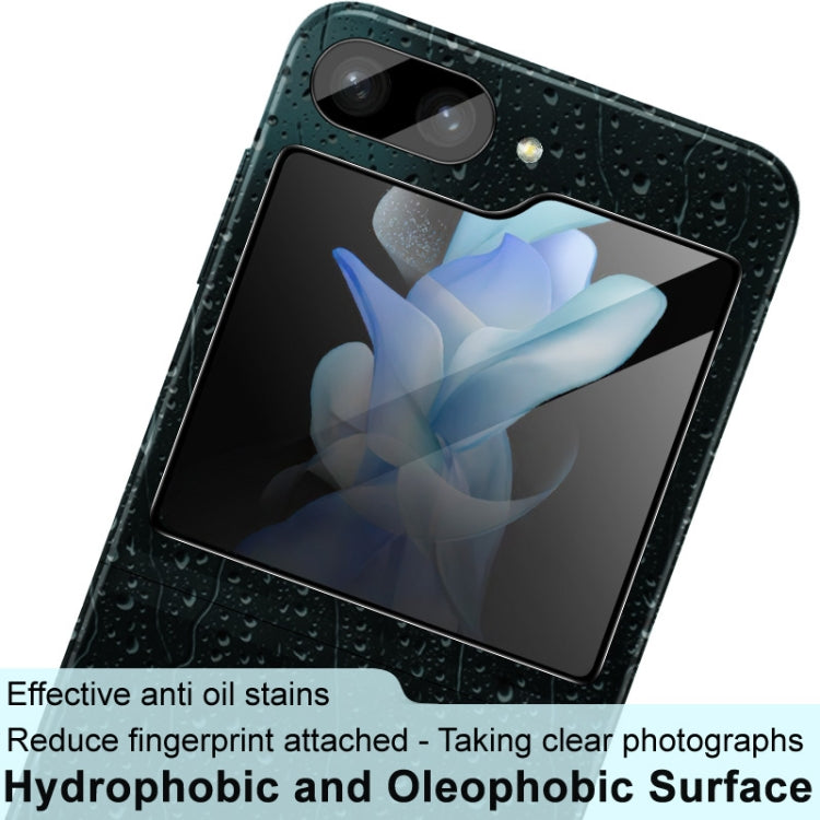 For Samsung Galaxy Z Flip5 5G imak High Definition Integrated Glass Lens Film  Glass Rear Screen Sticker Black Version