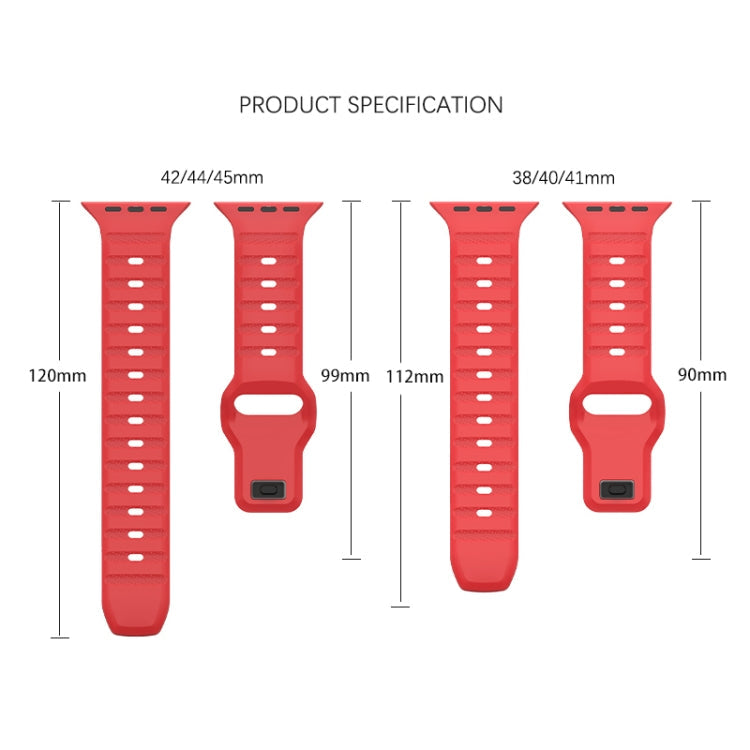 Dot Texture Fluororubber Watch Band, For Apple Watch Ultra 49mm, For Apple Watch SE 2023 44mm, For Apple Watch SE 2023 40mm, For Apple Watch 8 41mm