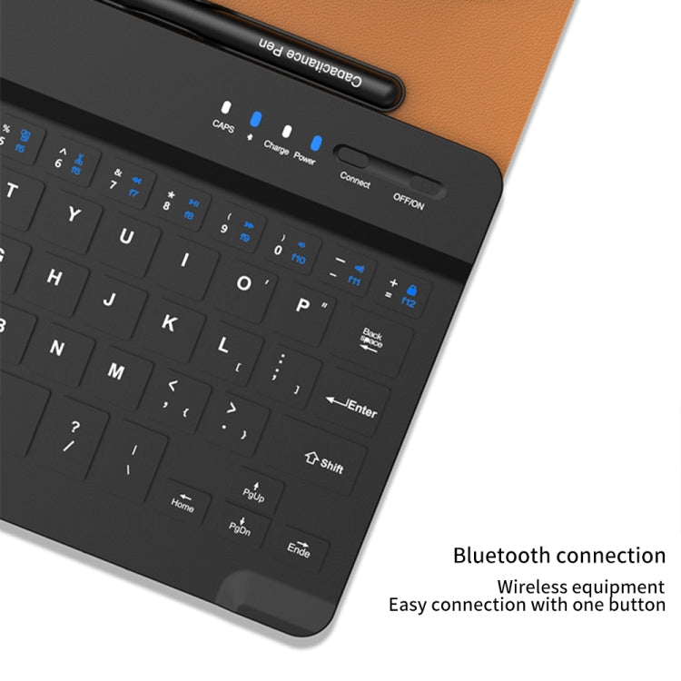 For Samsung Galaxy Z Fold5 GKK Gear Adjustment Bluetooth Keyboard + Pen + Mouse + Case Set(Carbon Fibre)