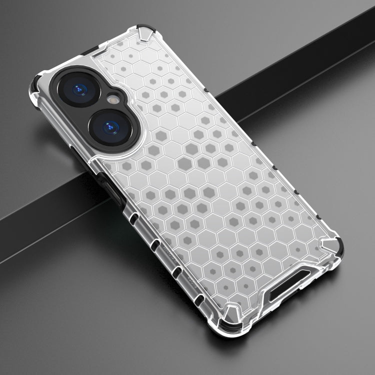 For Huawei nova 11i Shockproof Honeycomb PC + TPU Phone Case(White)