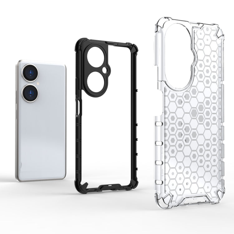 For Huawei nova 11i Shockproof Honeycomb PC + TPU Phone Case(White)