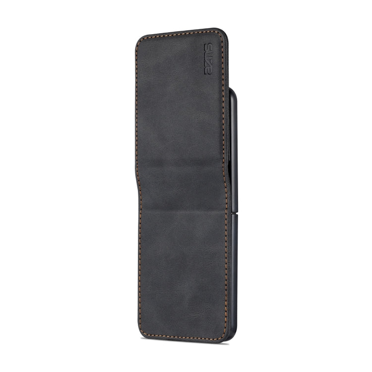 For Samsung Galaxy Z Flip5 AZNS Dream II Skin Feel PU? Horizontal Flip PU Phone Case(Black)