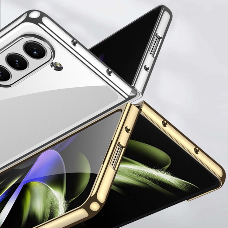 For Samsung Galaxy Z Fold5 GKK Phantom Electroplating Full Coverage Phone Case(Silver)