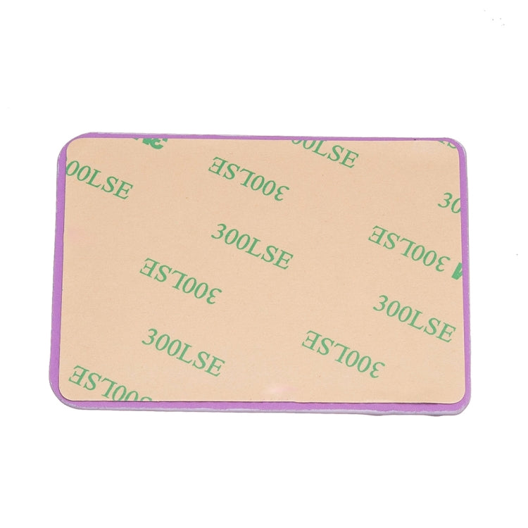 BFK12 R20 Texture Card Bag Mobile Phone Back Sticker(Purple)