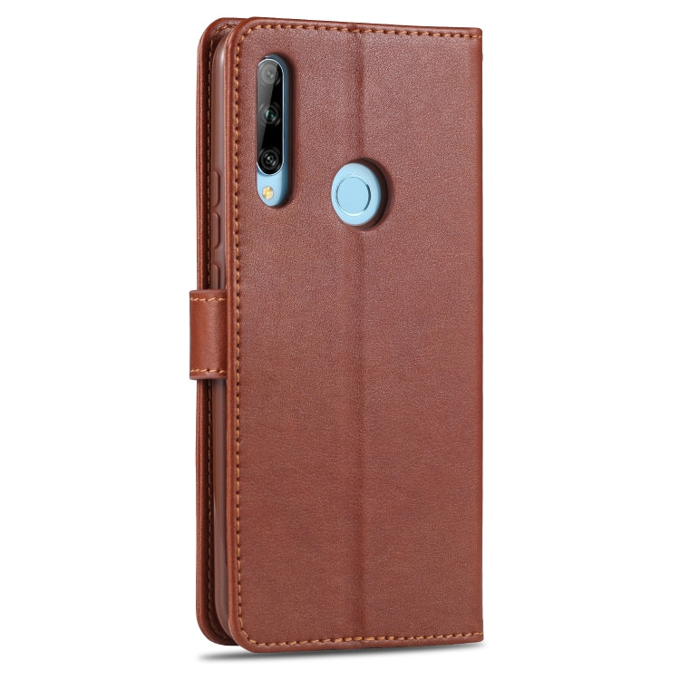 For Huawei Enjoy 10 Plus / P Smart Z AZNS Sheepskin Texture Horizontal Flip Leather Case with Holder & Card Slots & Wallet(Brown)