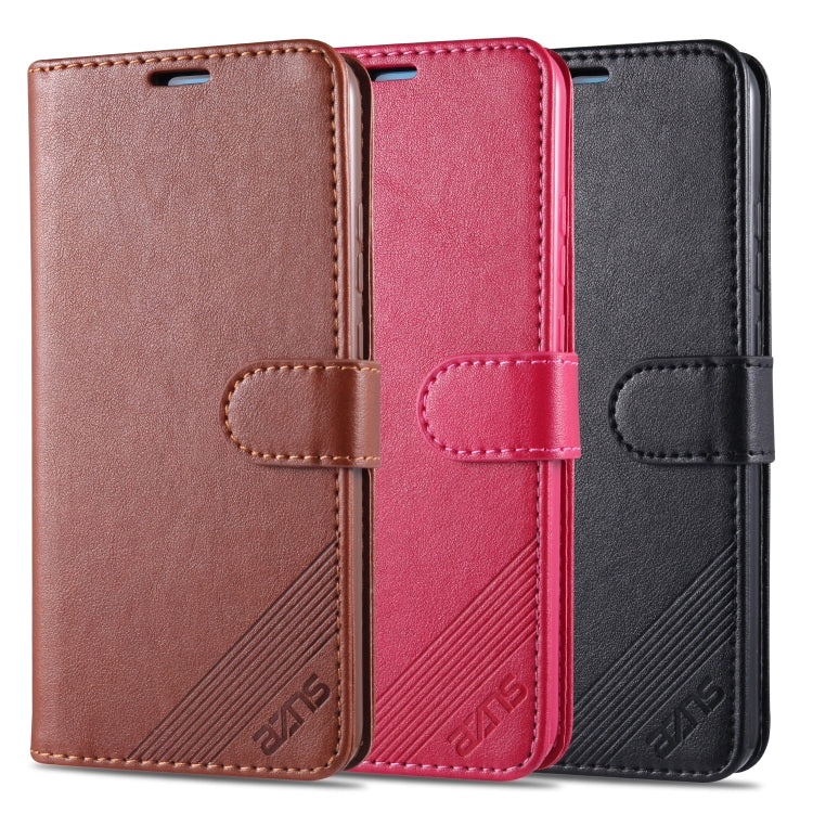 For Huawei Enjoy 10 Plus / P Smart Z AZNS Sheepskin Texture Horizontal Flip Leather Case with Holder & Card Slots & Wallet(Brown)