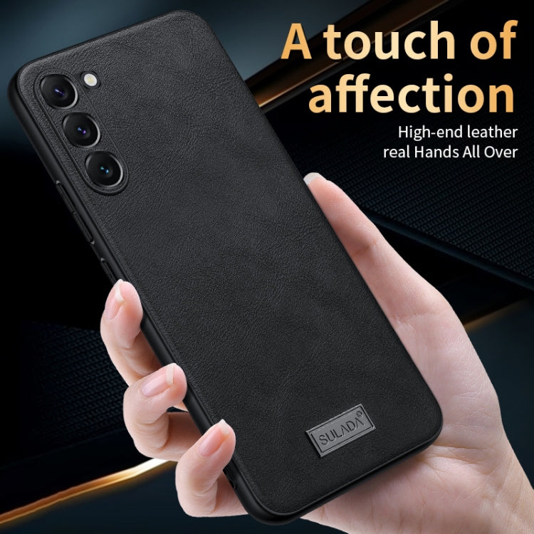 SULADA Shockproof TPU Hybrid Handmade Leather Phone Case, For Samsung Galaxy S24+ 5G, For Samsung Galaxy S24 5G, For Samsung Galaxy S23 Ultra 5G, For Samsung Galaxy S23+ 5G