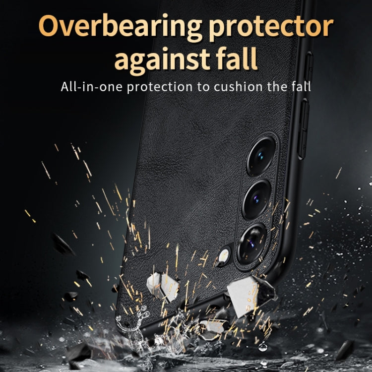 SULADA Shockproof TPU Hybrid Handmade Leather Phone Case, For Samsung Galaxy S24+ 5G, For Samsung Galaxy S24 5G, For Samsung Galaxy S23 Ultra 5G, For Samsung Galaxy S23+ 5G