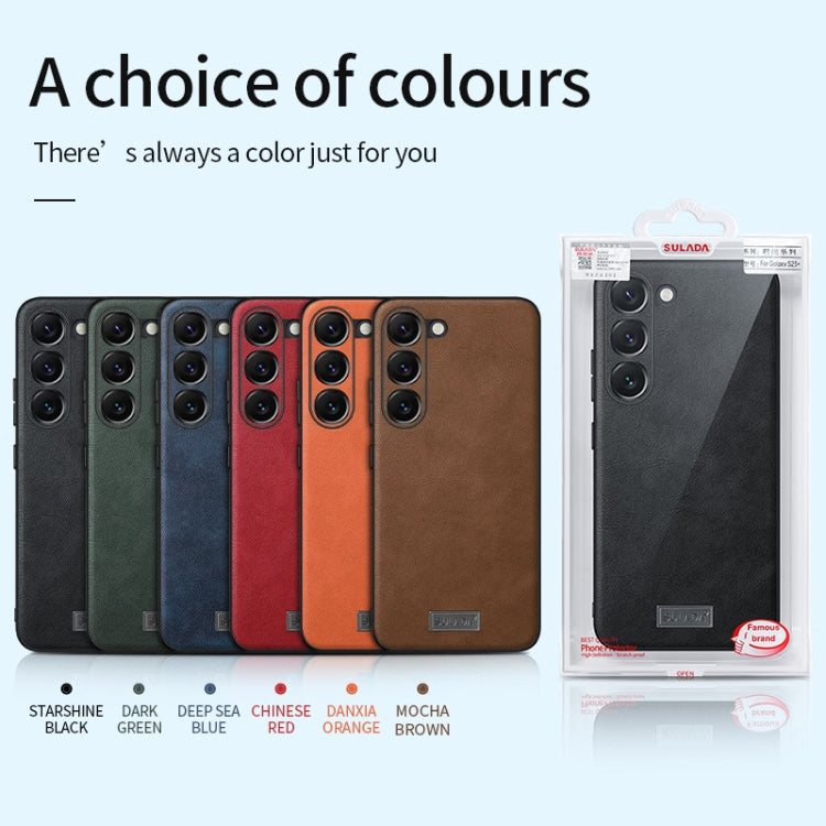 SULADA Shockproof TPU Hybrid Handmade Leather Phone Case, For Samsung Galaxy S24+ 5G, For Samsung Galaxy S24 5G, For Samsung Galaxy S23 Ultra 5G, For Samsung Galaxy S23+ 5G