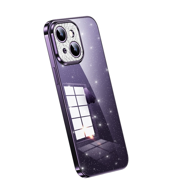 SULADA Electroplated Transparent Glittery TPU Phone Case, For iPhone 15 Pro Max, For iPhone 14 Plus, For iPhone 15 Pro, For iPhone 14, For iPhone 14 Pro, For iPhone 15 Plus