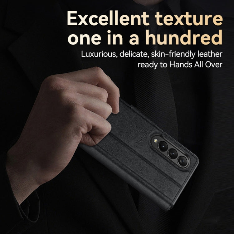 SULADA All-inclusive Magnetic Snap Flip Leather Phone Case, For Samsung Galaxy Z Fold2 / W21