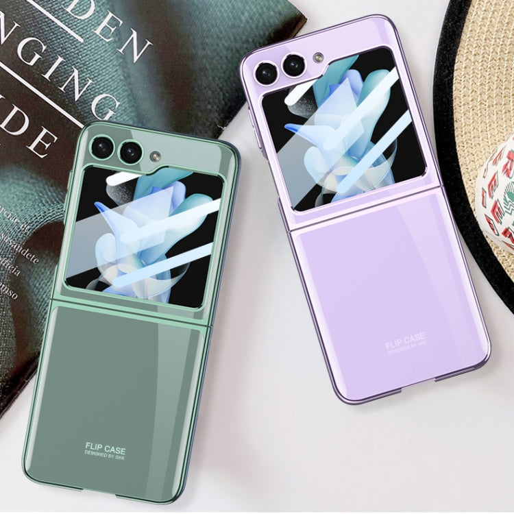 GKK Integrated Electroplating Full Coverage Phone Case, For Samsung Galaxy Z Flip5