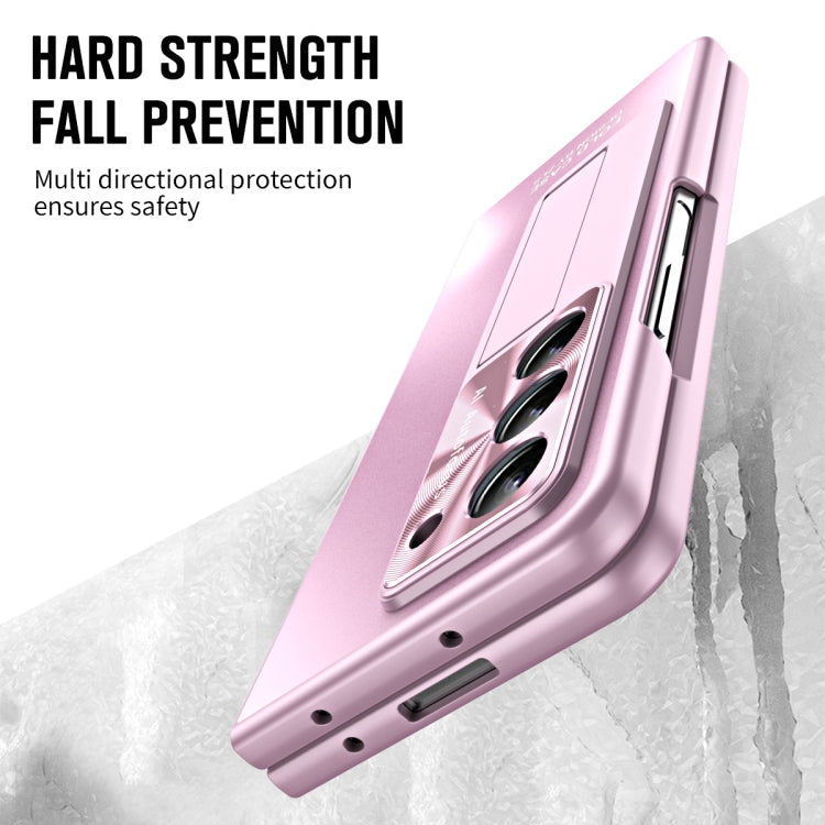 For Samsung Galaxy Z Fold5 5G Integrated AG Matte Folding Phone Case(Pink)