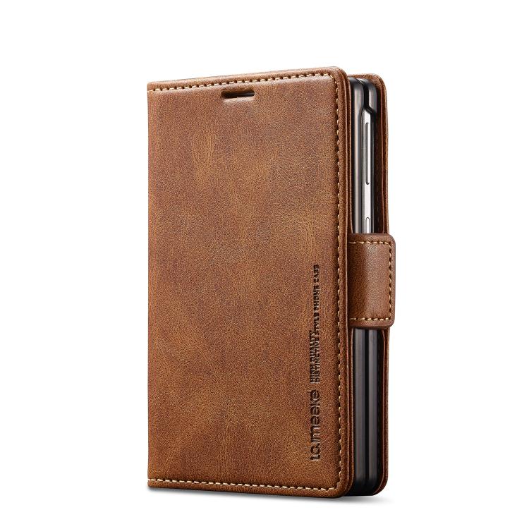 LC.IMEEKE RFID Anti-theft Leather Phone Case, For Galaxy Z Fold8 Ultra 5G, For Galaxy Z Flip8 5G, For Samsung Galaxy Z Flip6 / Flip7 FE, For Samsung Galaxy Z Fold7 5G, For Samsung Galaxy Z Flip7 5G, For Samsung Galaxy Z Fold6 5G