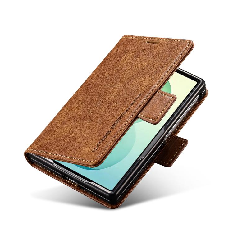 LC.IMEEKE RFID Anti-theft Leather Phone Case, For Galaxy Z Fold8 Ultra 5G, For Galaxy Z Flip8 5G, For Samsung Galaxy Z Flip6 / Flip7 FE, For Samsung Galaxy Z Fold7 5G, For Samsung Galaxy Z Flip7 5G, For Samsung Galaxy Z Fold6 5G