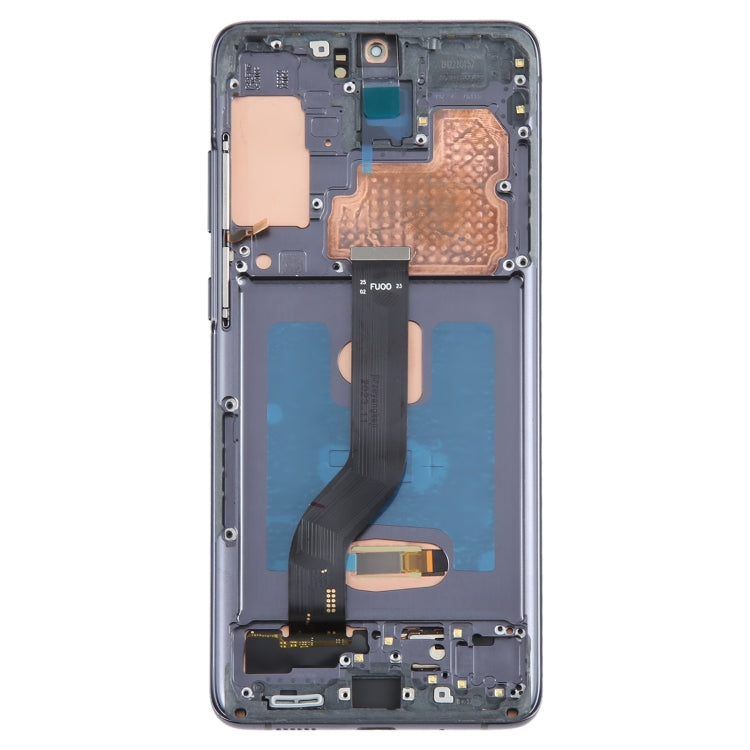 For Samsung Galaxy S20+ 4G/5G SM-G985/986 6.67 inch OLED LCD Screen Digitizer Full Assembly with Frame(Black)
