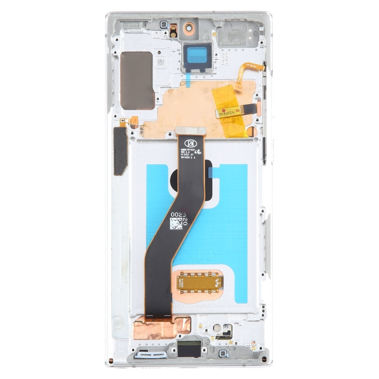 For Samsung Galaxy Note10+ SM-N975 6.67 inch OLED LCD Screen Digitizer Full Assembly with Frame(Silver)