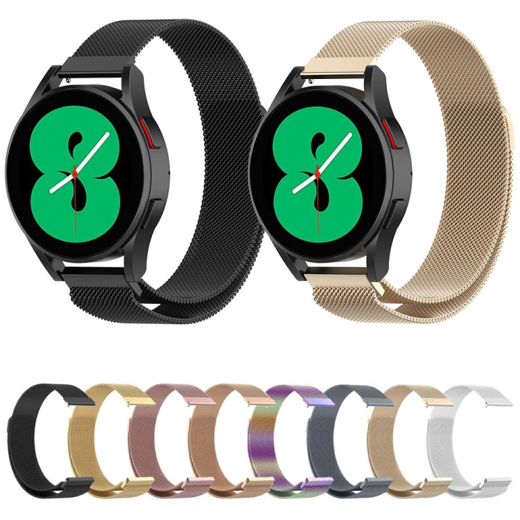 For Huawei Watch 4 / 4 Pro Milan Magnetic Metal Watch Band(Silver)
