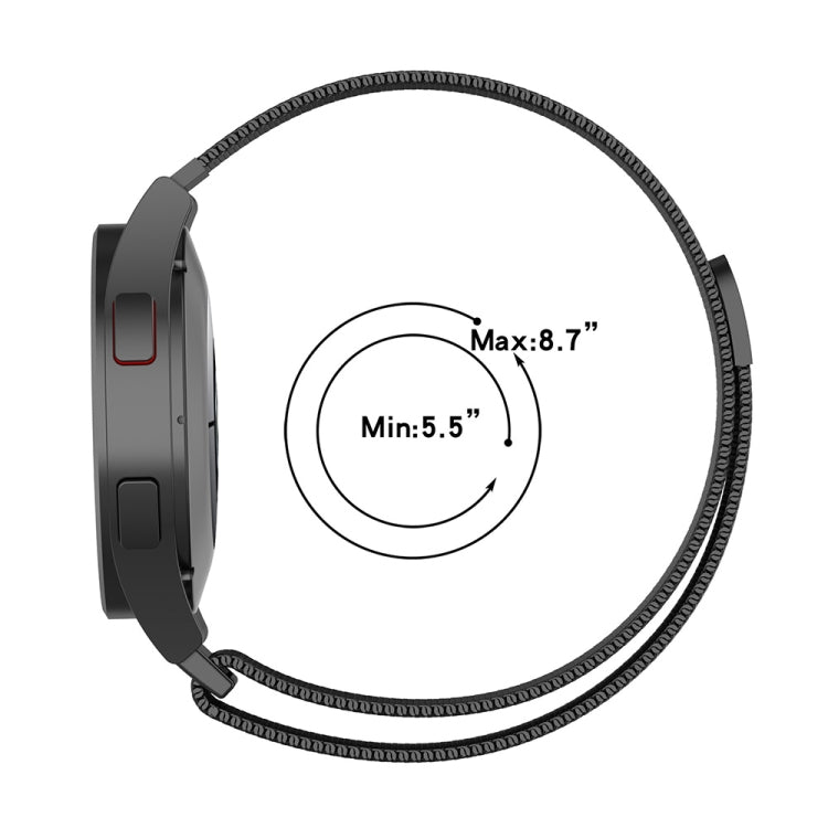 For Huawei Watch 4 / 4 Pro Milan Magnetic Metal Watch Band(Silver)