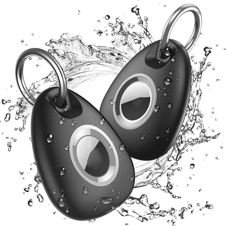 2pcs Waterproof Anti-drop Anti-lost Tracker Positioning TPU Protective Case for AirTag 2nd Gen / AirTag 1st Gen