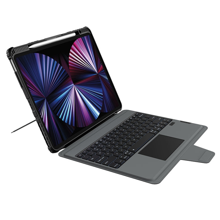 For iPad Pro 12.9 2020/2021/2022 Nillkin Bumper Combo Keyboard Case with Backlight