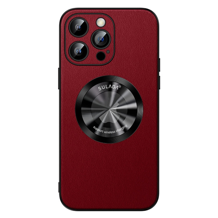 SULADA Microfiber Leather MagSafe Magnetic Phone Case, For iPhone 13 Pro, For iPhone 13, For iPhone 12