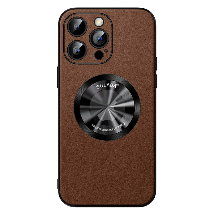 SULADA Microfiber Leather MagSafe Magnetic Phone Case, For iPhone 12 Pro Max, For iPhone 12 Pro